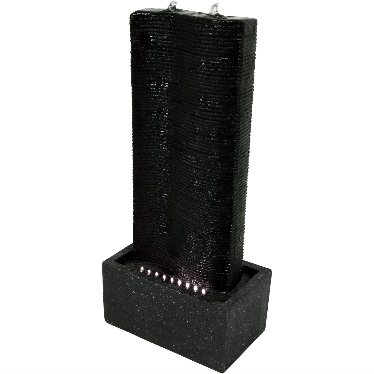 Sunnydaze 31" Rippling Tower Outdoor Water Fountain