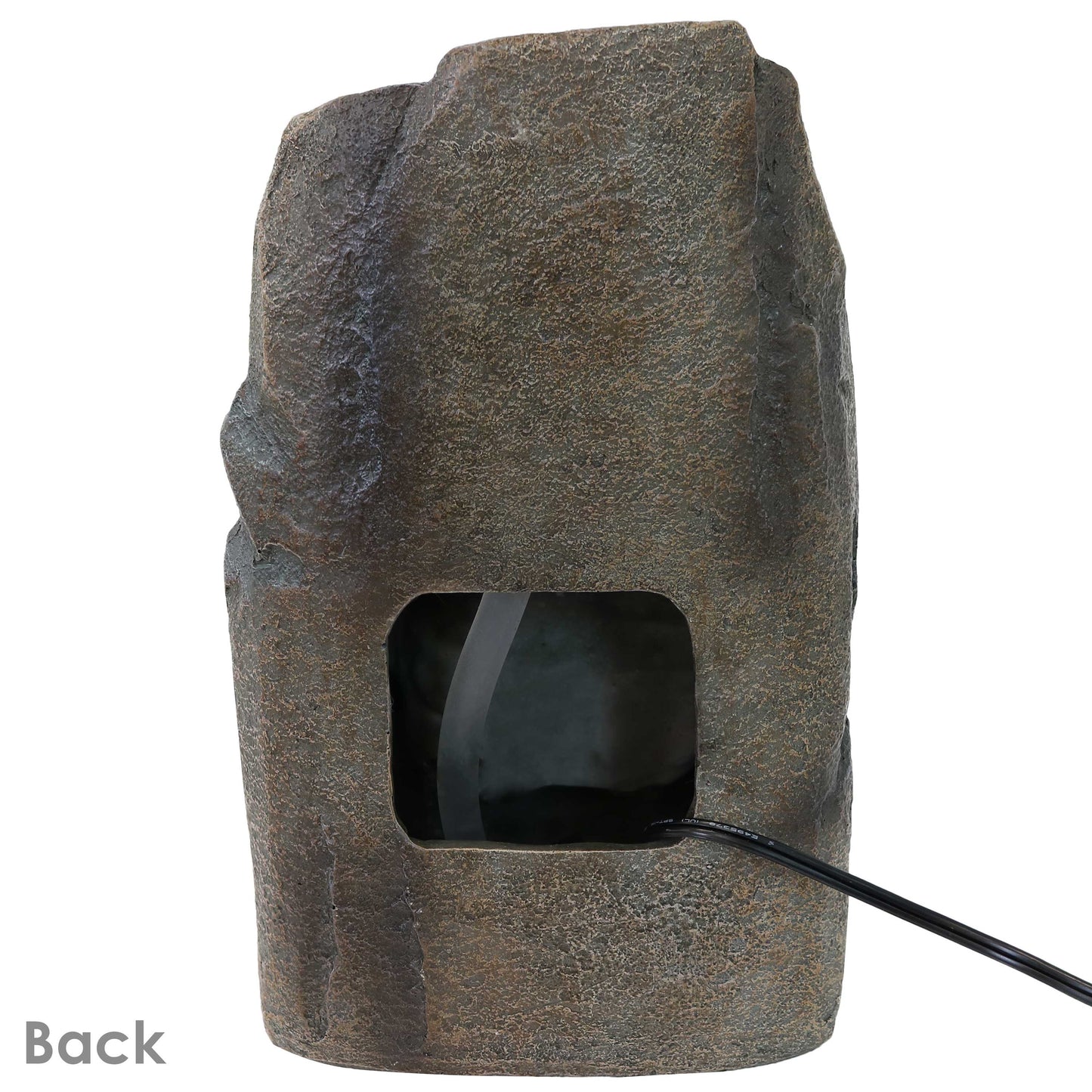 Sunnydaze 12" Cavernous Rock Tiers Indoor Tabletop Fountain