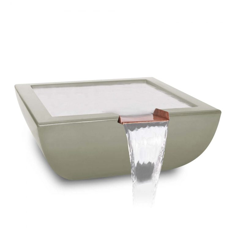 The Outdoor Plus Avalon Water Bowl in GFRC Concrete