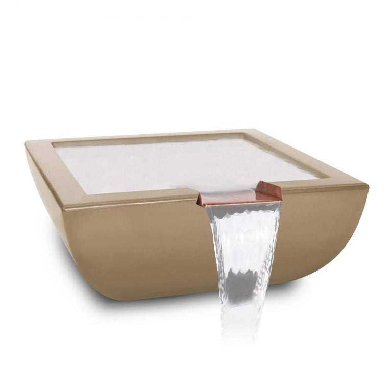 The Outdoor Plus Avalon Water Bowl in GFRC Concrete