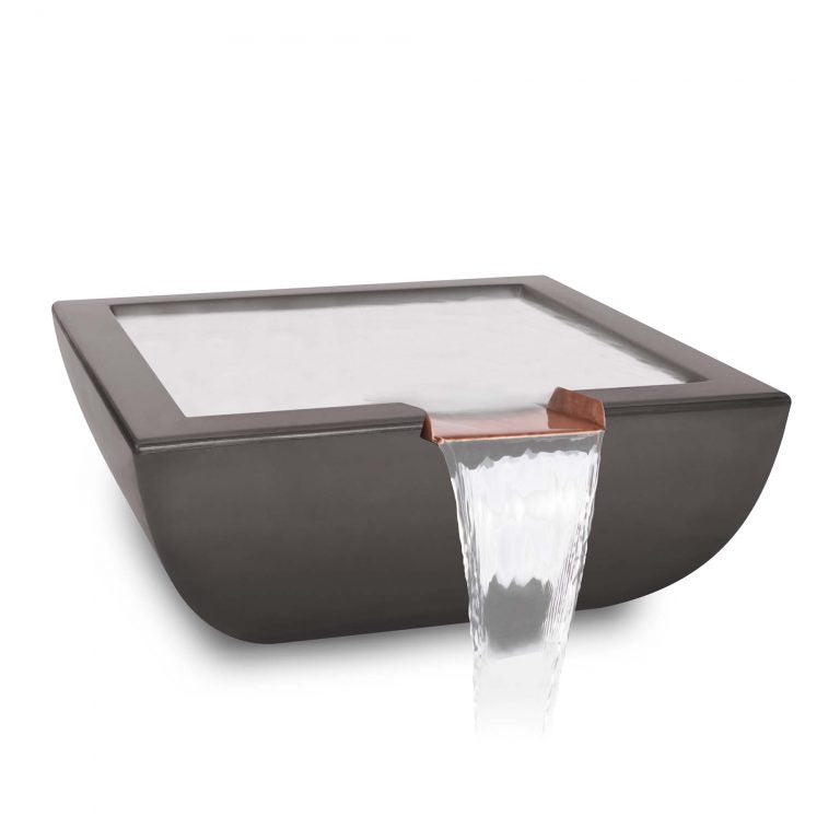 The Outdoor Plus Avalon Water Bowl in GFRC Concrete