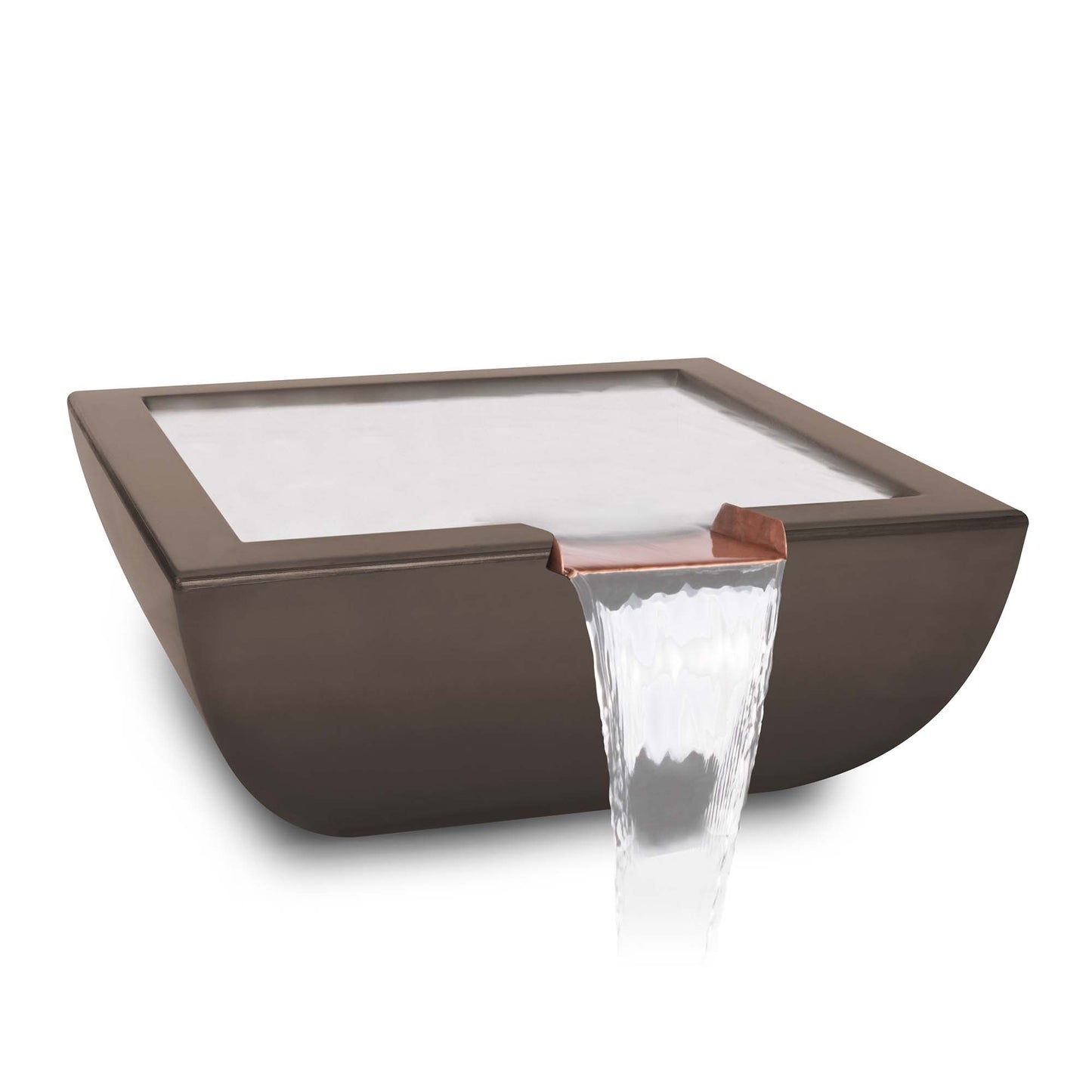 The Outdoor Plus Avalon Water Bowl in GFRC Concrete