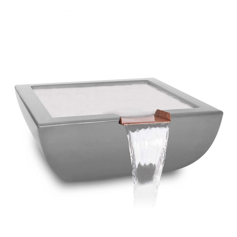 The Outdoor Plus Avalon Water Bowl in GFRC Concrete