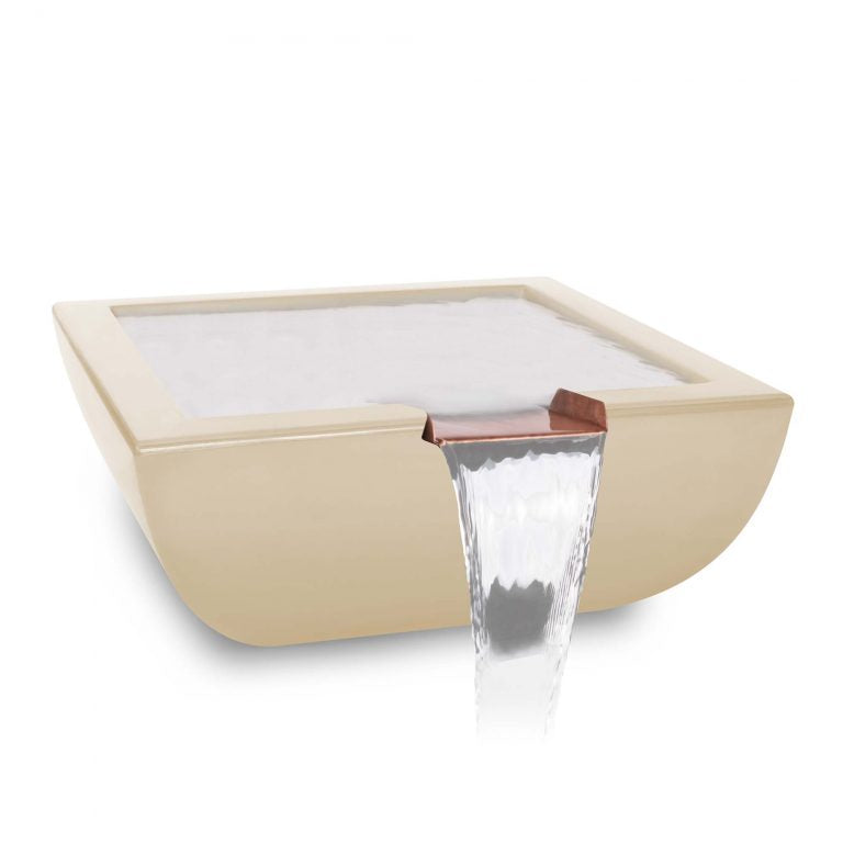 The Outdoor Plus Avalon Water Bowl in GFRC Concrete
