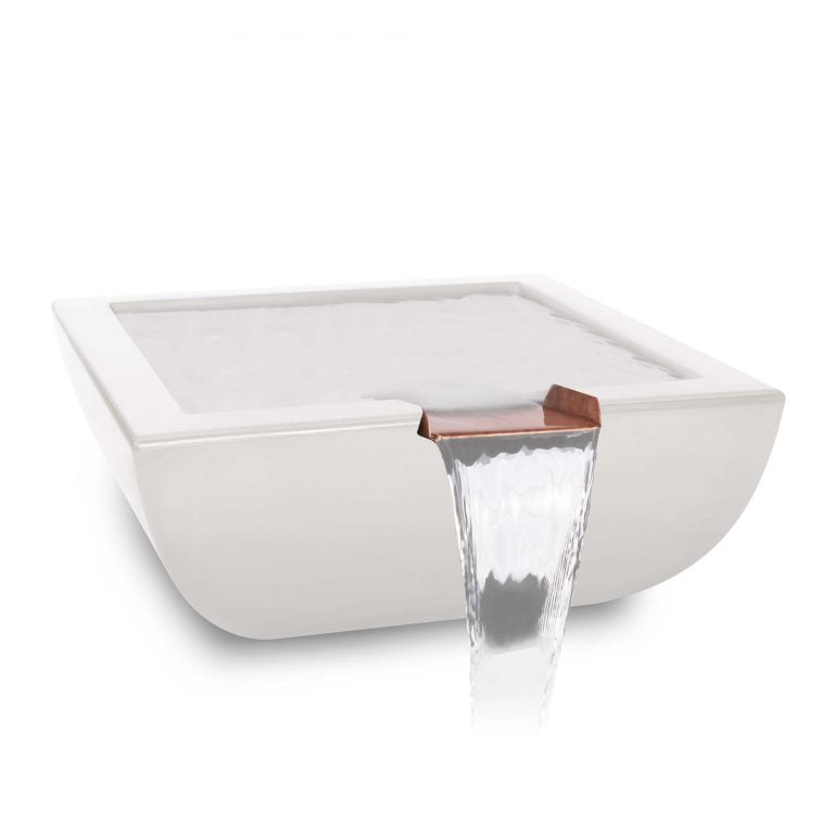 The Outdoor Plus Avalon Water Bowl in GFRC Concrete