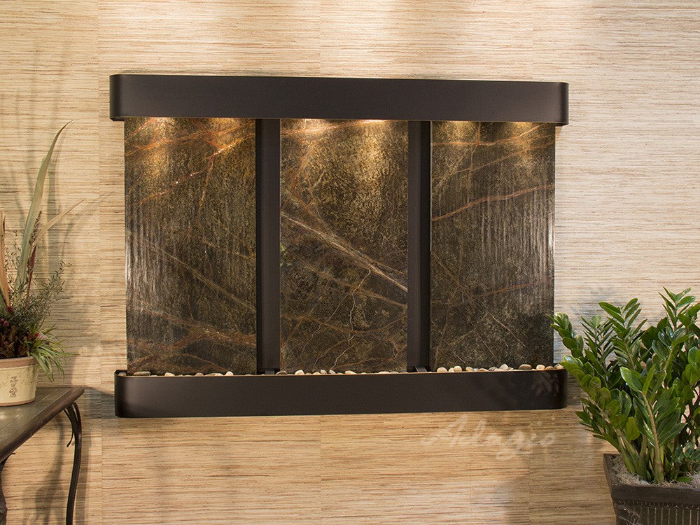 Adagio Olympus Falls 54"H x 75"W Indoor Wall Fountain OFR1511