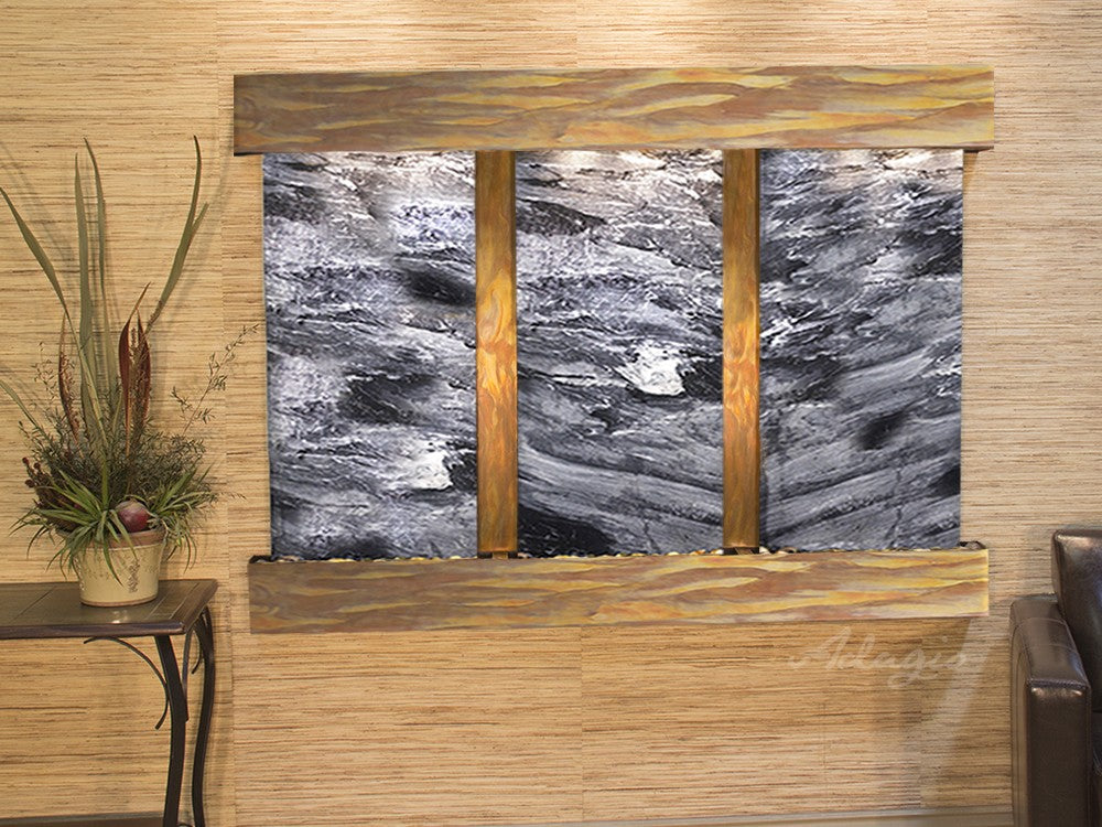 Adagio Olympus Falls 54"H x 75"W Indoor Wall Fountain OFR1511