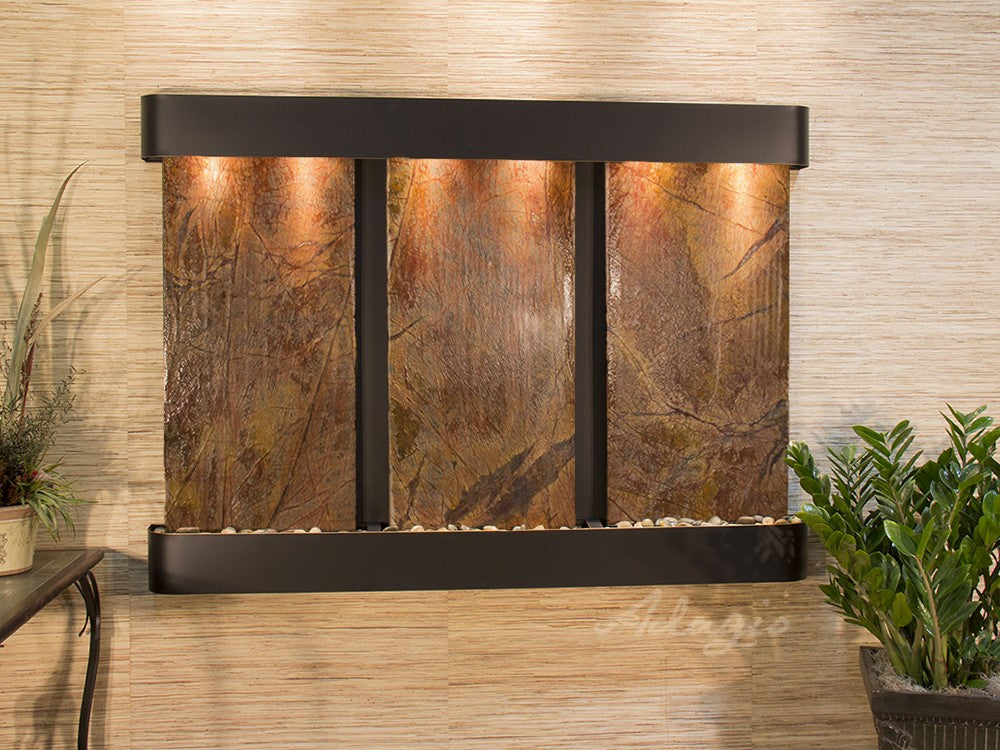 Adagio Olympus Falls 54"H x 75"W Indoor Wall Fountain OFR1511