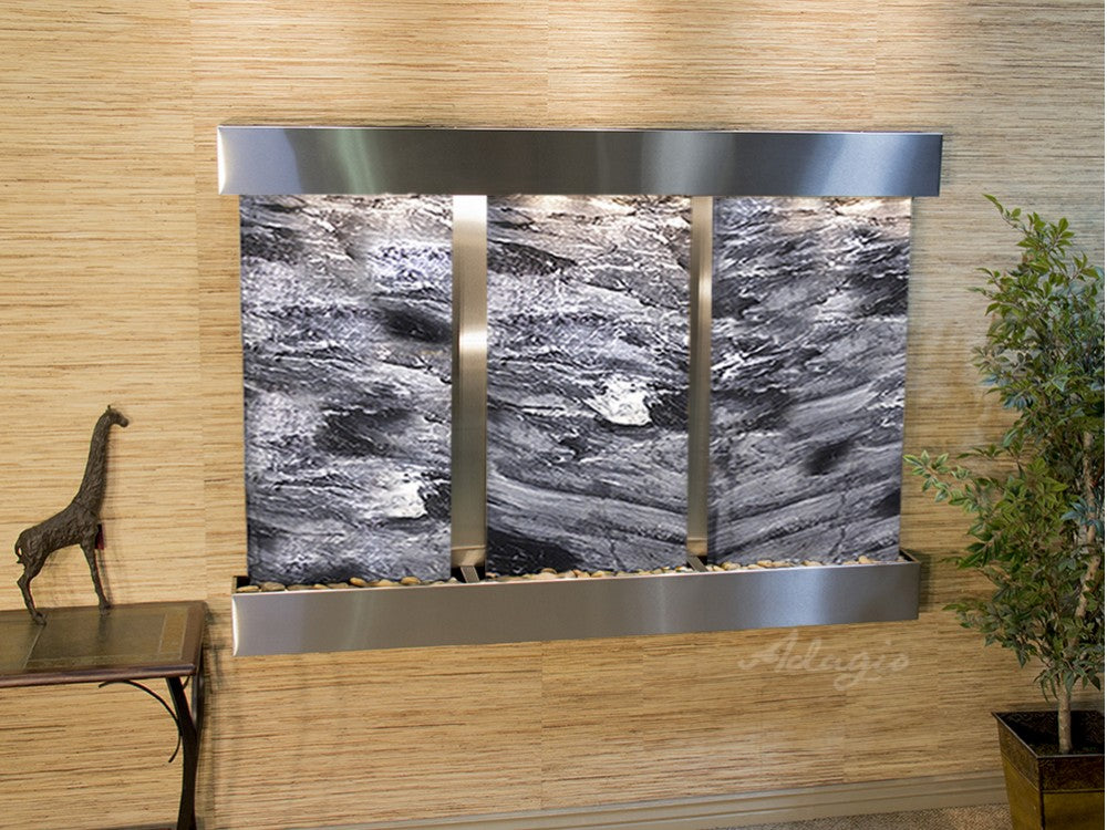 Adagio Olympus Falls 54"H x 75"W Indoor Wall Fountain OFR1511
