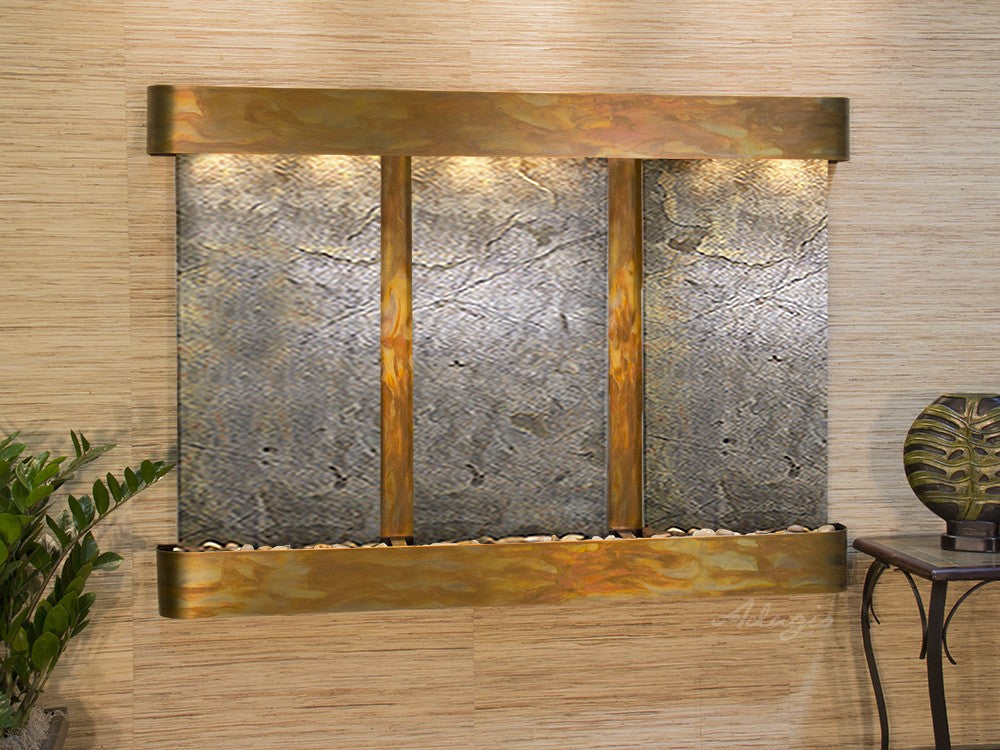 Adagio Olympus Falls 54"H x 75"W Indoor Wall Fountain OFR1511