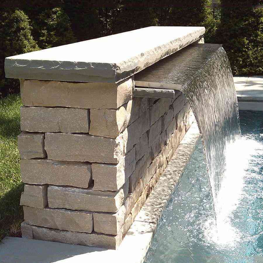 Easy Pro Pond 15" Lip Vianti Falls Stainless Spillway