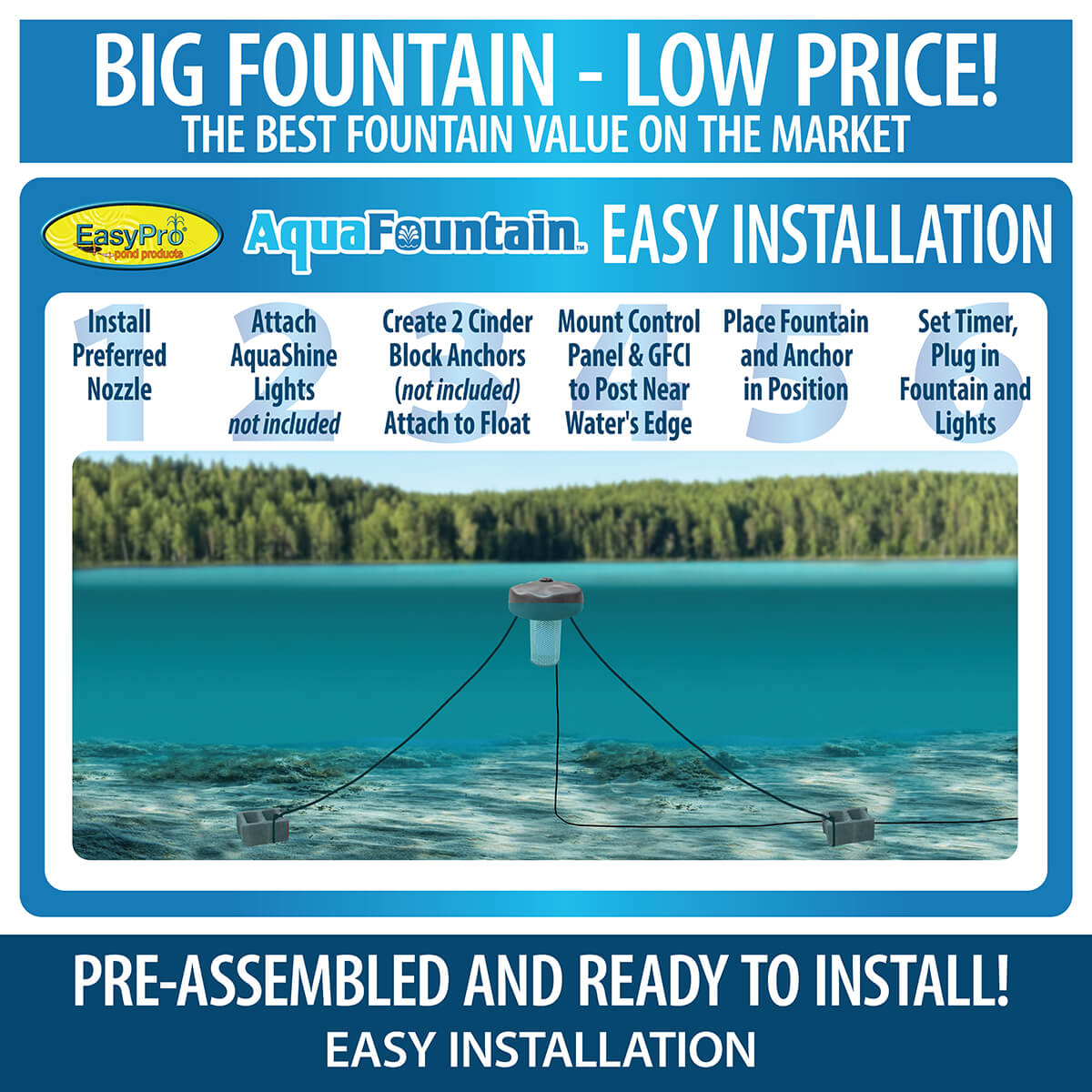 Easy Pro Pond HP 230v AquaFountain