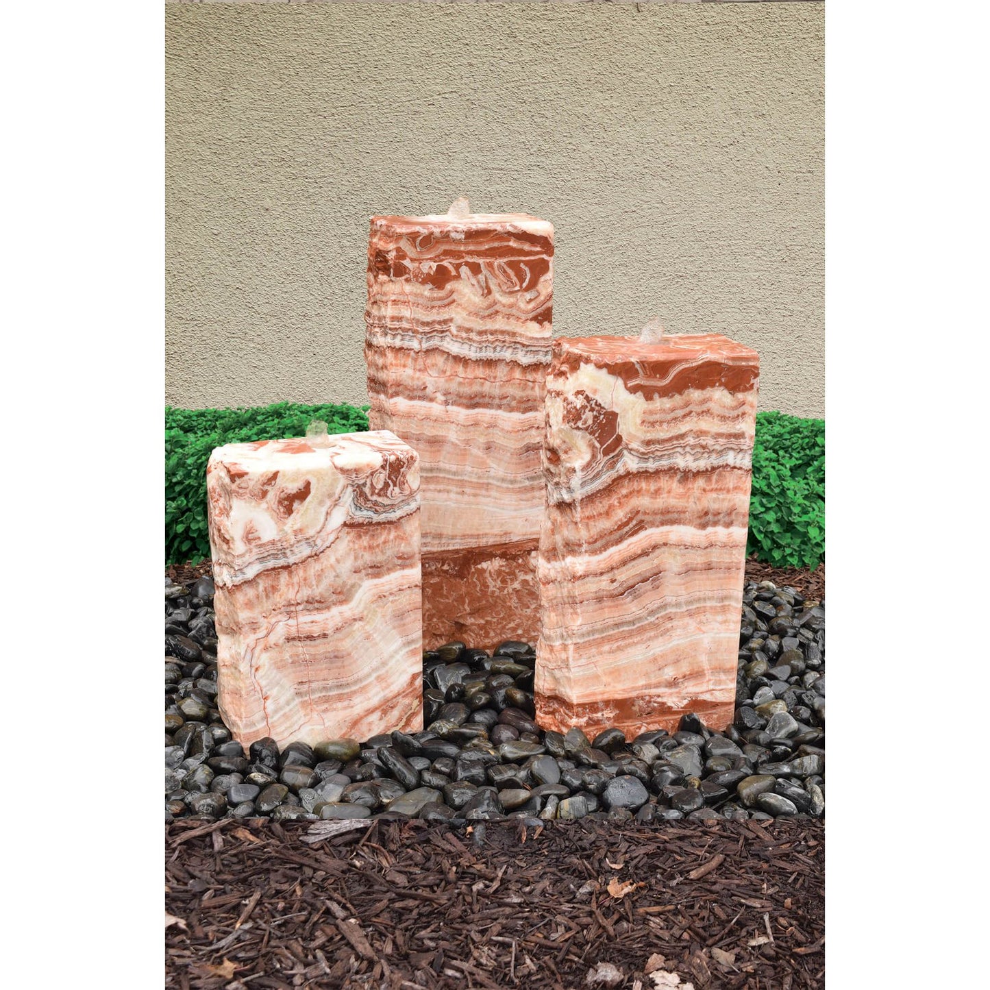 Easy Pro Pond Tranquil Décor Designer Series Phoenix Real Basalt Three Pack Fountain Kit
