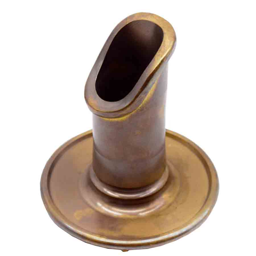 Easy Pro Pond Vianti Falls Brass 2″ Antique Round Wall Scupper BWS2F