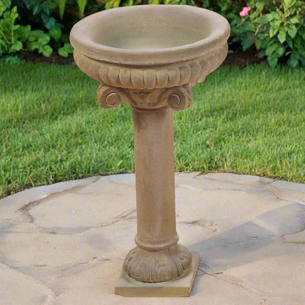 Giannini Garden Outdoor Fountains Dafne / Antico Giannini Garden Dafne Bird Bath Outdoor Cast Stone 435