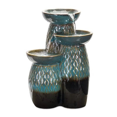 Melrose International 23”H Ceramic Fountain 85006DS