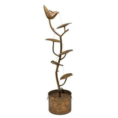 Melrose International 48”H Bird Iron Fountain 82006DS