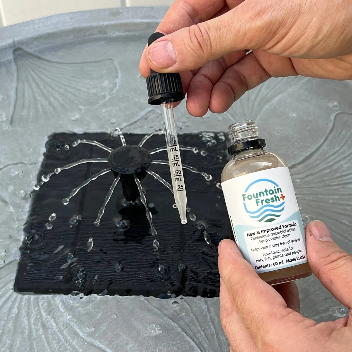 Smart Solar Outdoor Fountains Fountain Fresh Plus / 60ml Bottle Fountain Fresh Plus 80912024