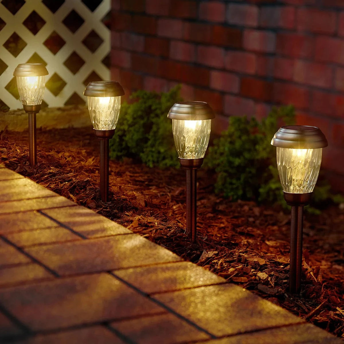 Smart Solar Floor Heater Charleston 6pack Solar Pathway Lights - Antique Bronze 3426WRM6-AB / 3.5" W x 12.0" H Smart Solar Charleston 6pack Solar Pathway Lights - Antique Bronze 3426WRM6-AB
