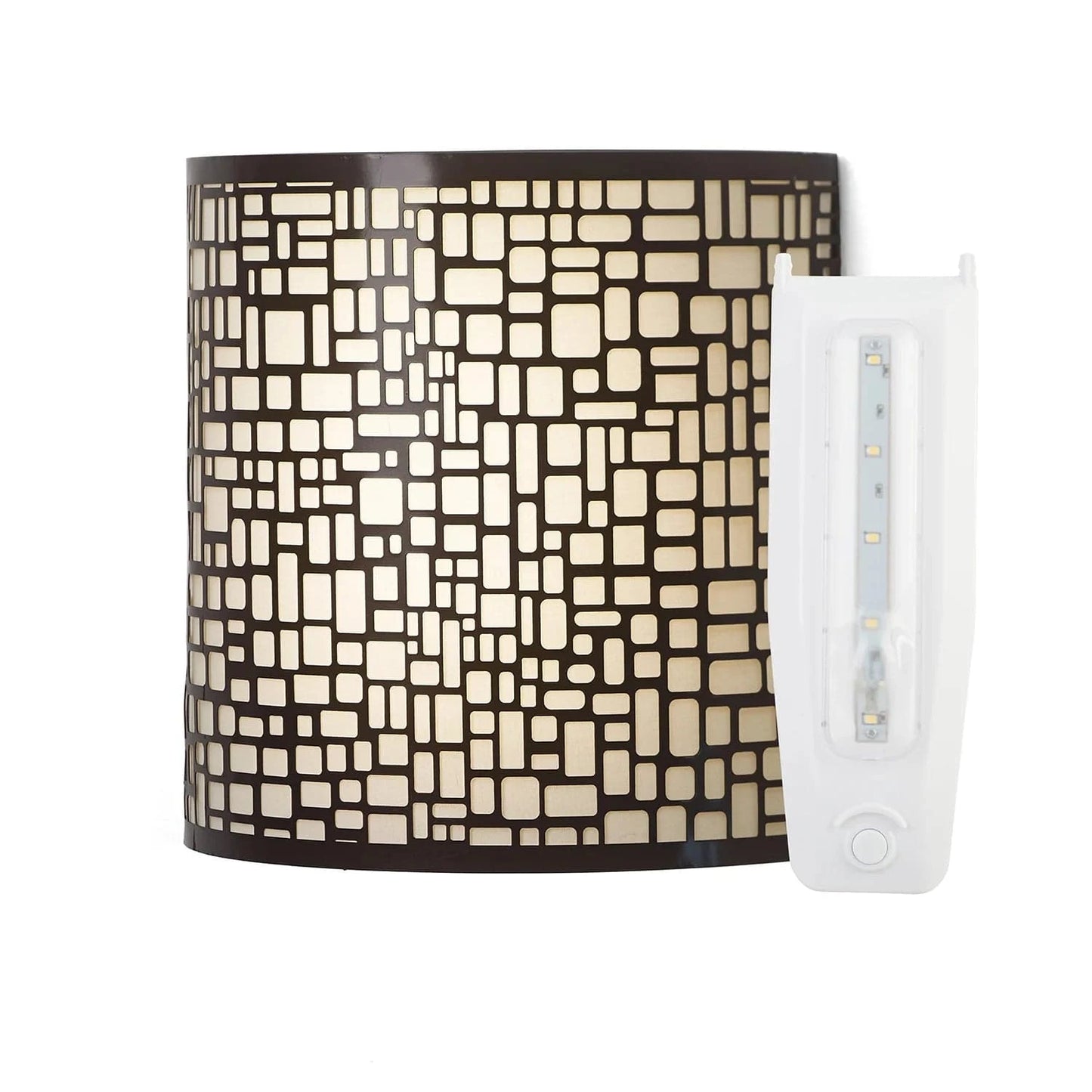Smart Solar Wall Light London Barrel Sconce IEL-2901 / 9.88" L x 3.90" W x 9.87" H Smart Solar London Barrel Sconce IEL-2901