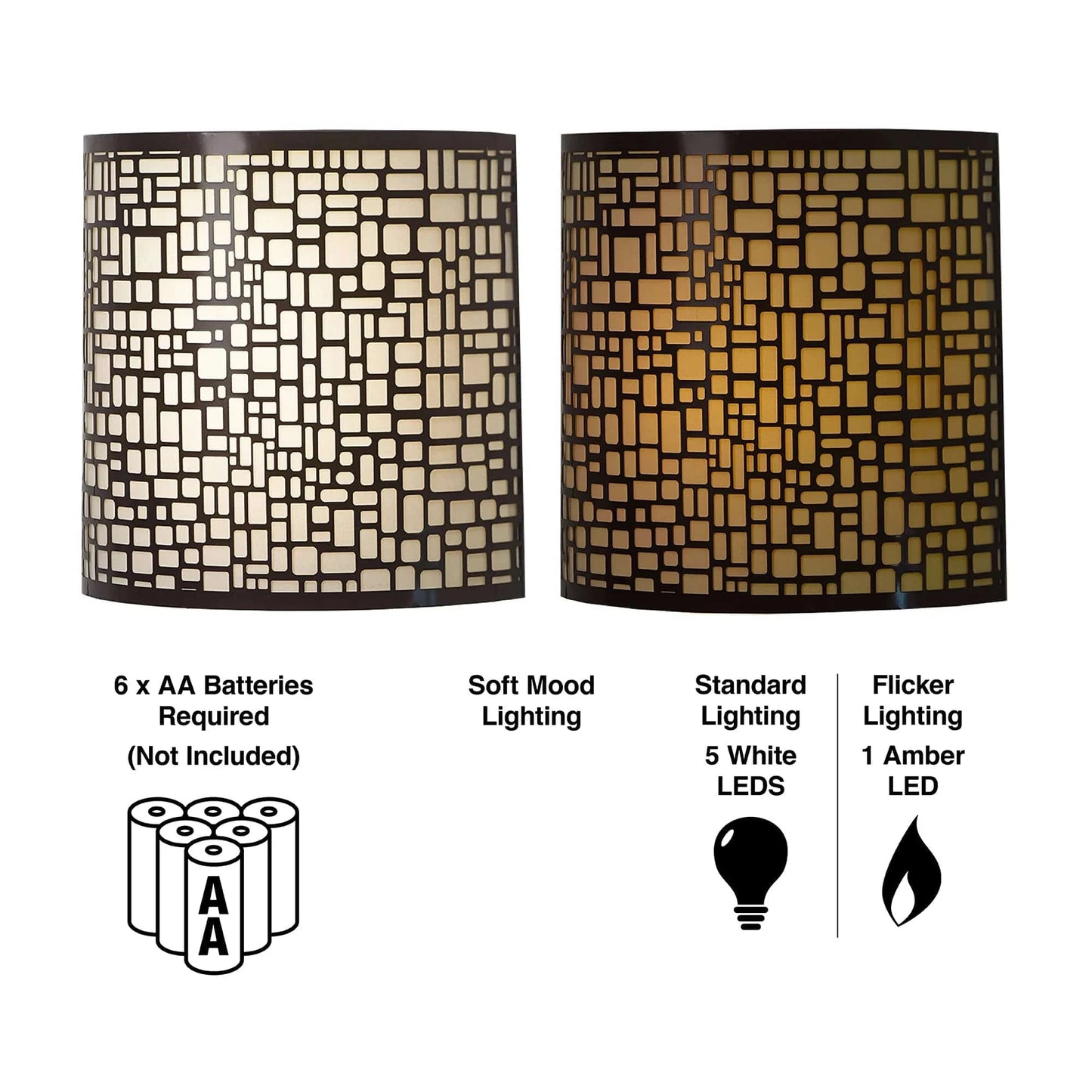 Smart Solar Wall Light London Barrel Sconce IEL-2901 / 9.88" L x 3.90" W x 9.87" H Smart Solar London Barrel Sconce IEL-2901