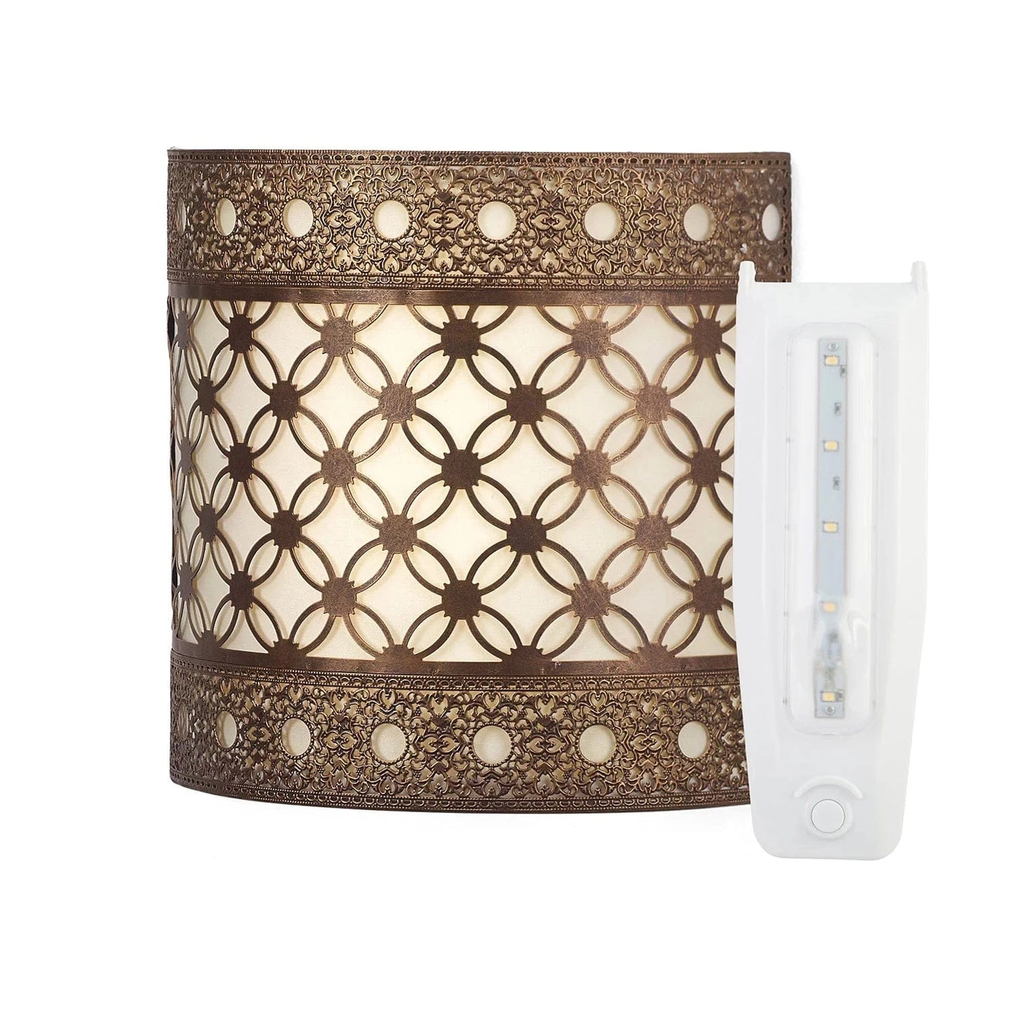 Smart Solar Wall Light Roma Barrel Sconce IEL-2902 / 9.88" L x 3.90" W x 9.87" H Smart Solar Roma Barrel Sconce IEL-2902