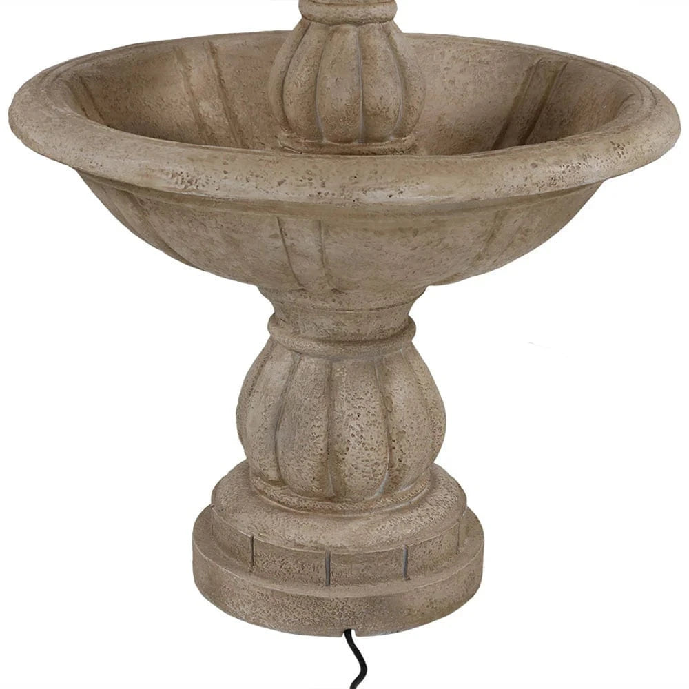 SunnyDaze Fountains Sunnydaze 3-Tier Cornucopia Outdoor Water Fountain - 61" H