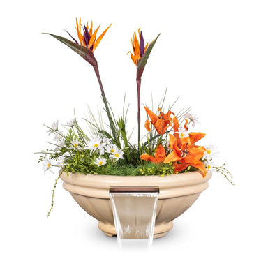 The Outdoor Plus Roma Planter & Water Bowl in GFRC Concrete