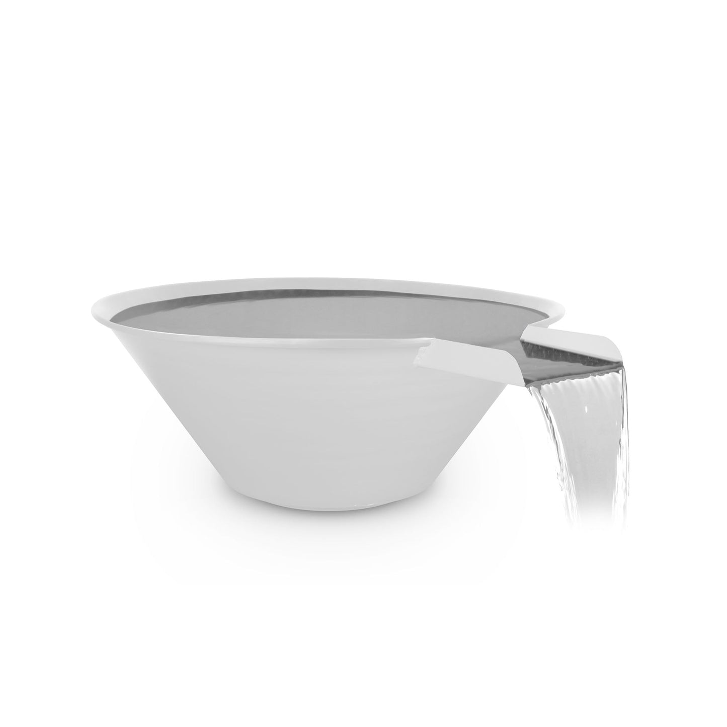 The Outdoor Plus Outdoor Fountains The Outdoor Plus Cazo Water Bowl in Powder Coated Metal
