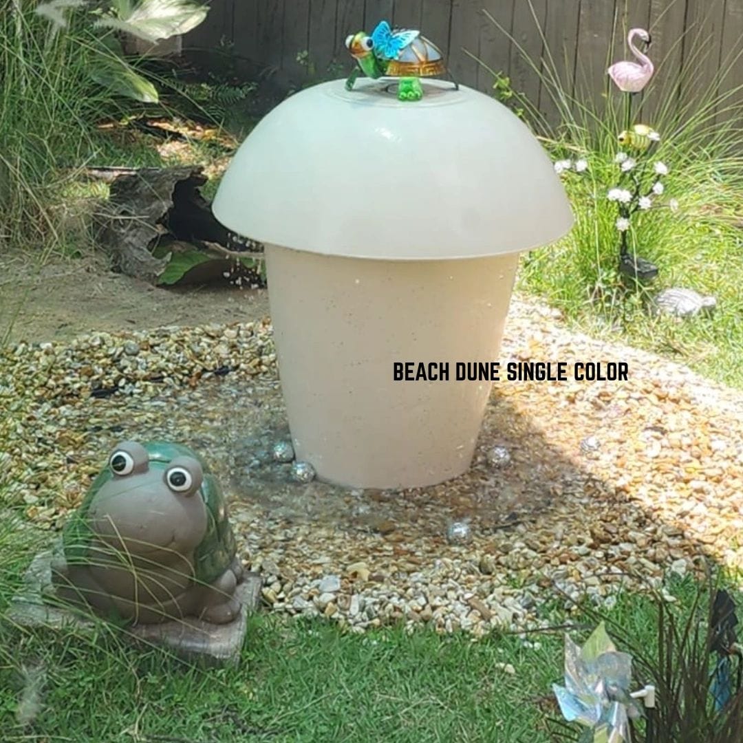 Travertine & More Water Fountain Kit Travertine & More TessaRai 2pc Mushroom Water Fountain Kit
