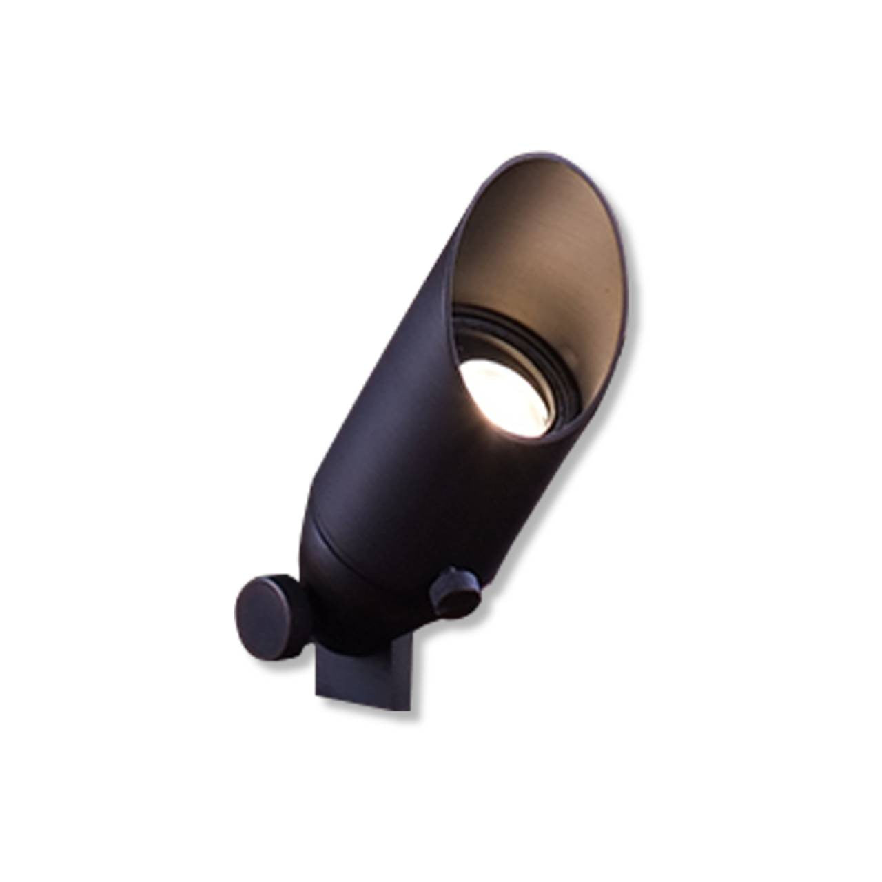 Yard Bright Bronze MR11 Spot Light With 3.5" Adjustable Glare Shield