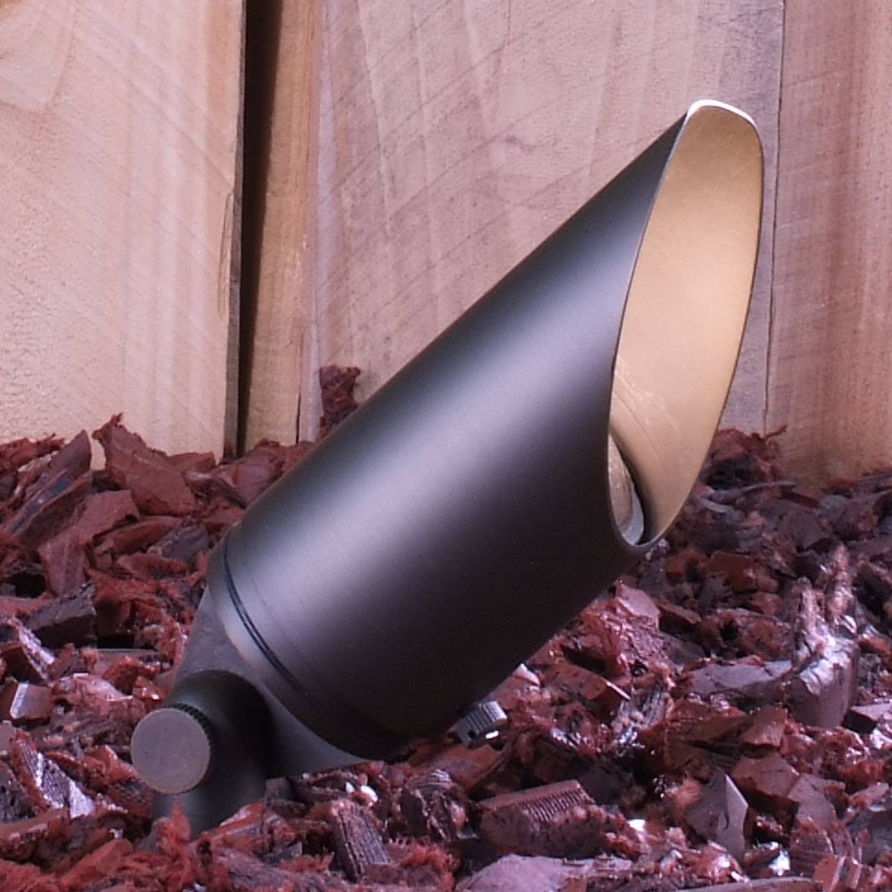 Yard Bright Bronze MR11 Spot Light With 3.5" Adjustable Glare Shield