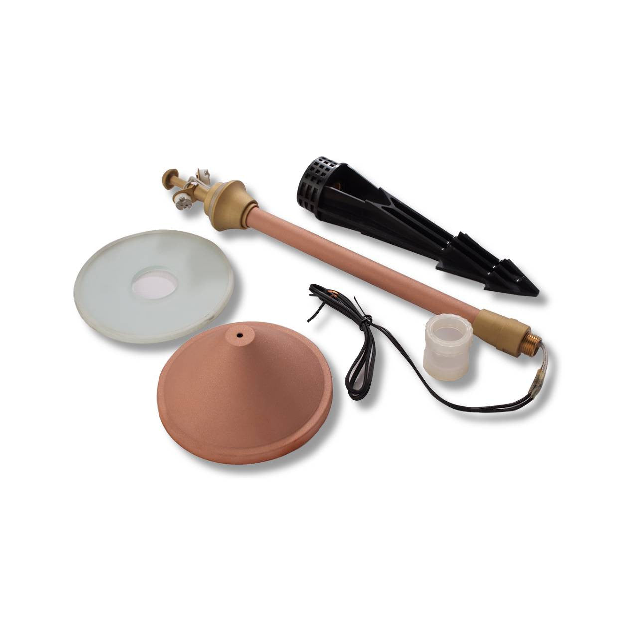 Yard Bright Elite Copper Path Light 6" Diameter Hood
