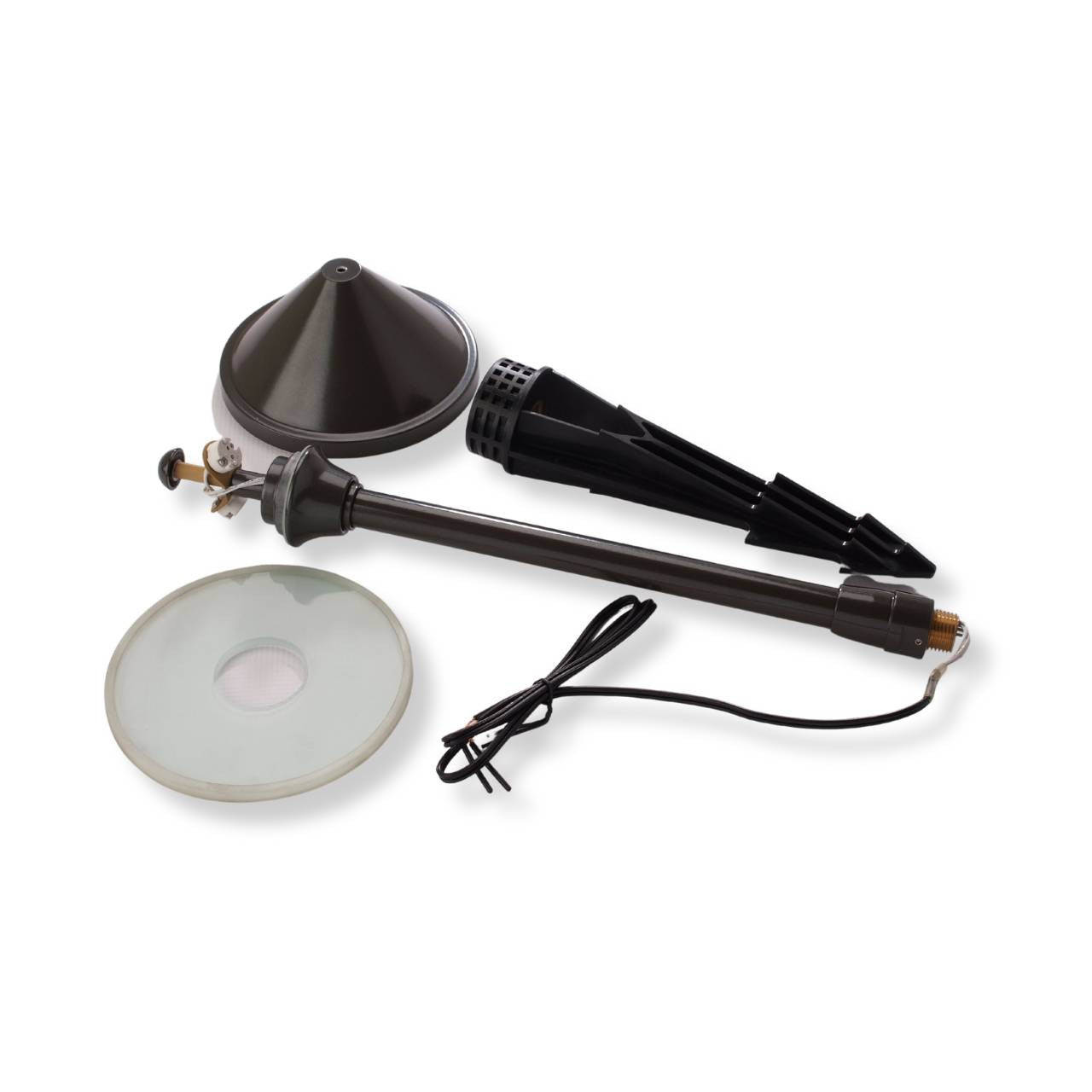 Yard Bright Elite Bronze Path Light with 6" Diameter Hood