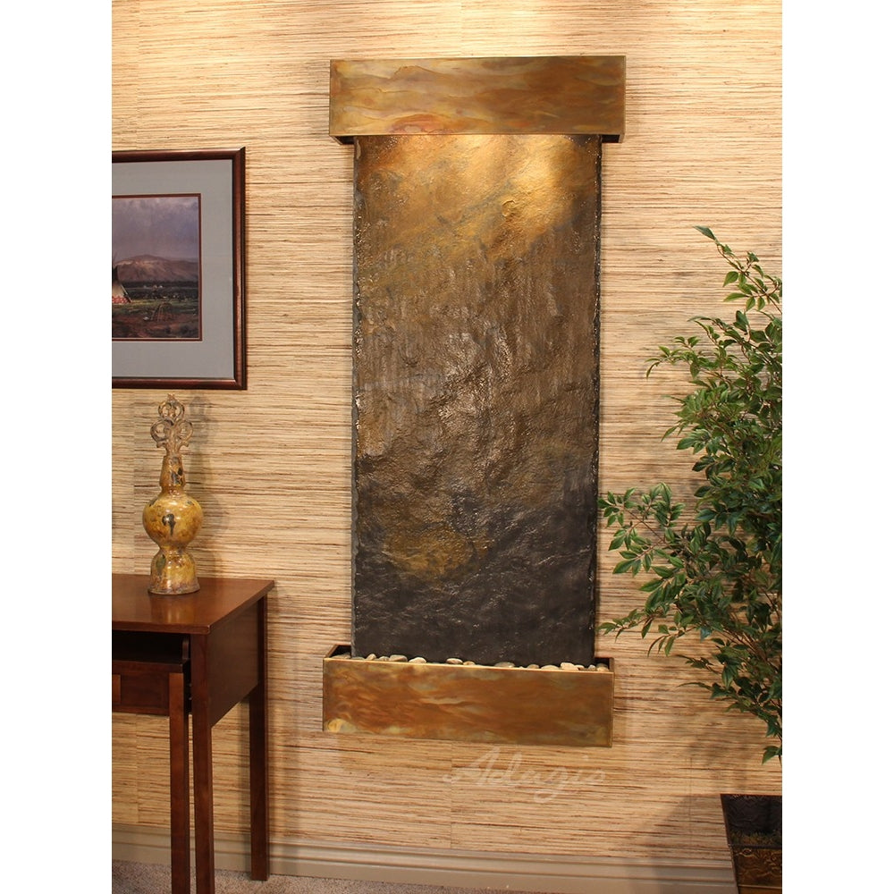 Adagio Inspiration Falls 69"H x 30"W Indoor Wall Fountain