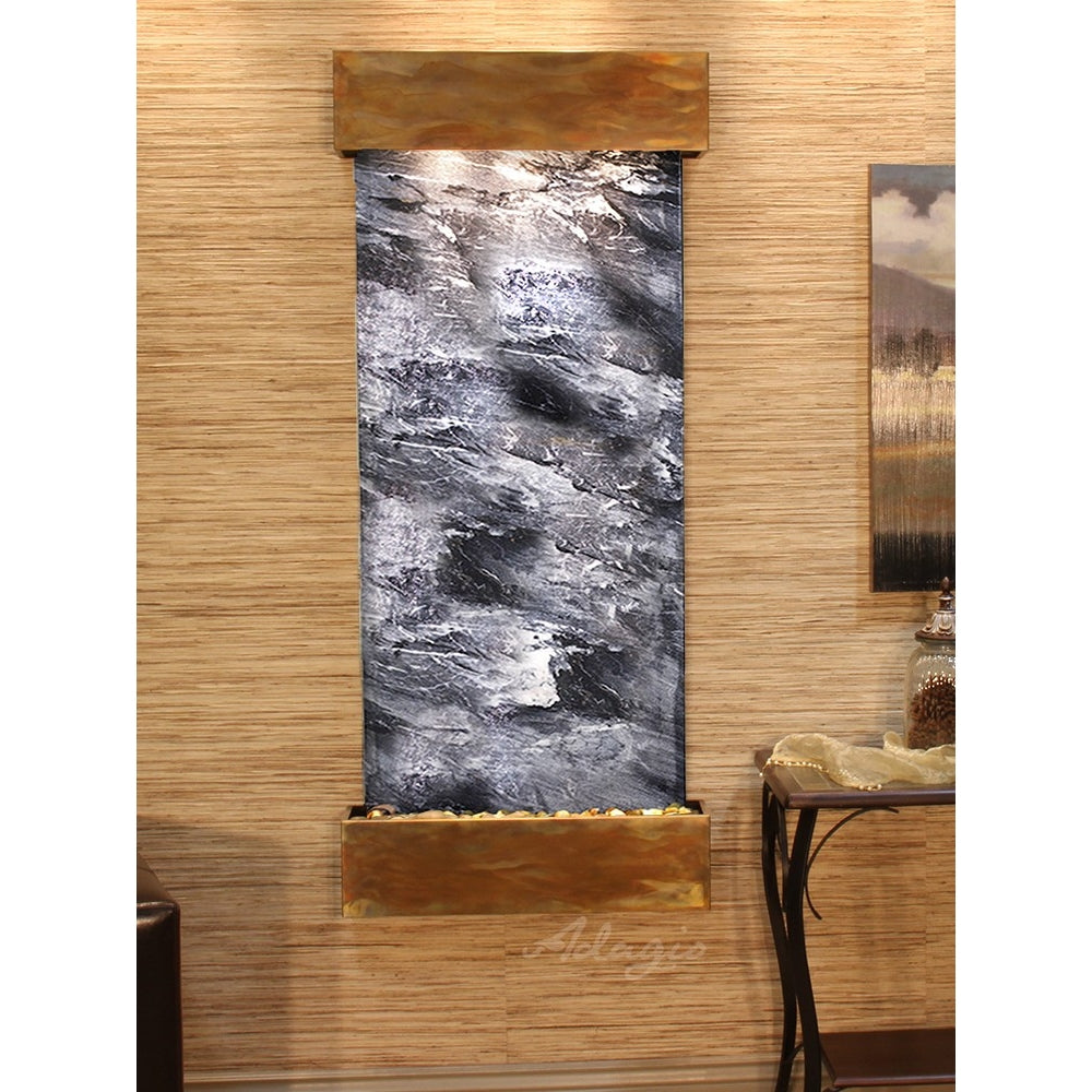 Adagio Inspiration Falls 69"H x 30"W Indoor Wall Fountain