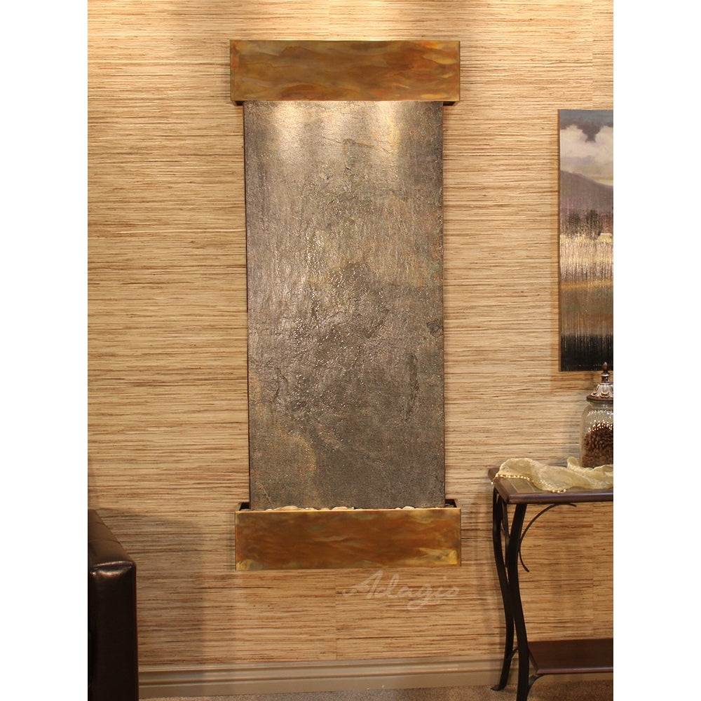 Adagio Inspiration Falls 69"H x 30"W Indoor Wall Fountain