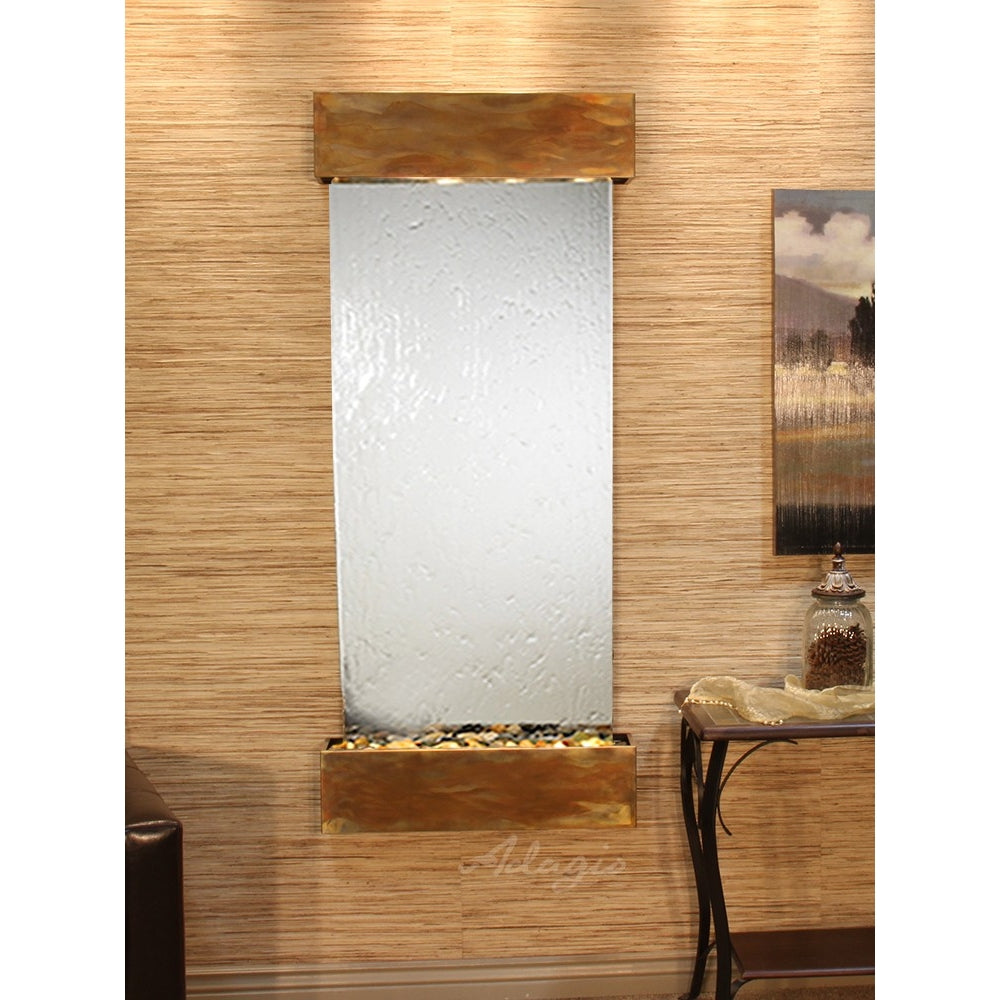 Adagio Inspiration Falls 69"H x 30"W Indoor Wall Fountain
