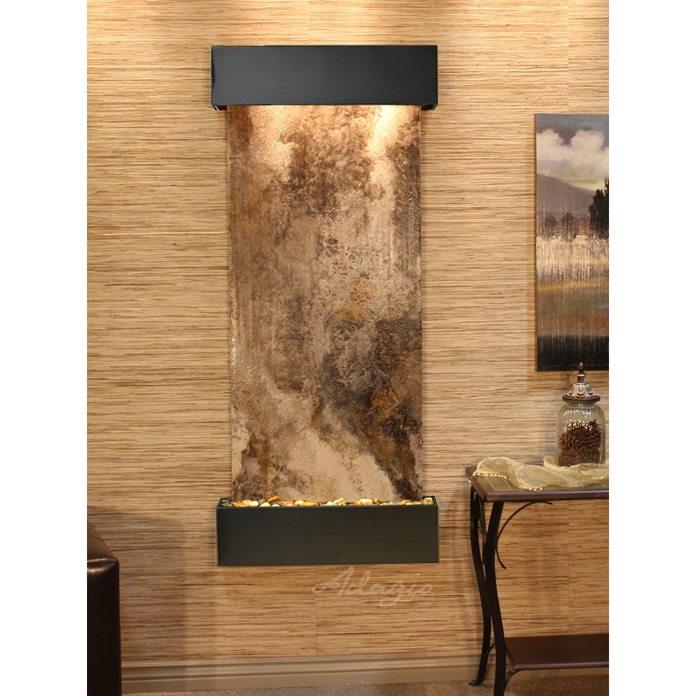 Adagio Inspiration Falls 69"H x 30"W Indoor Wall Fountain