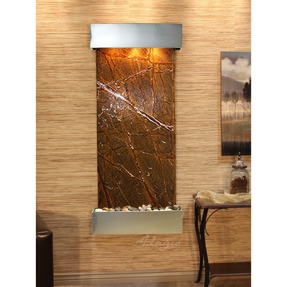 Adagio Inspiration Falls 69"H x 30"W Indoor Wall Fountain