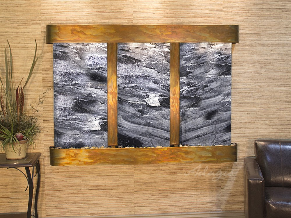 Adagio Olympus Falls 54"H x 75"W Indoor Wall Fountain