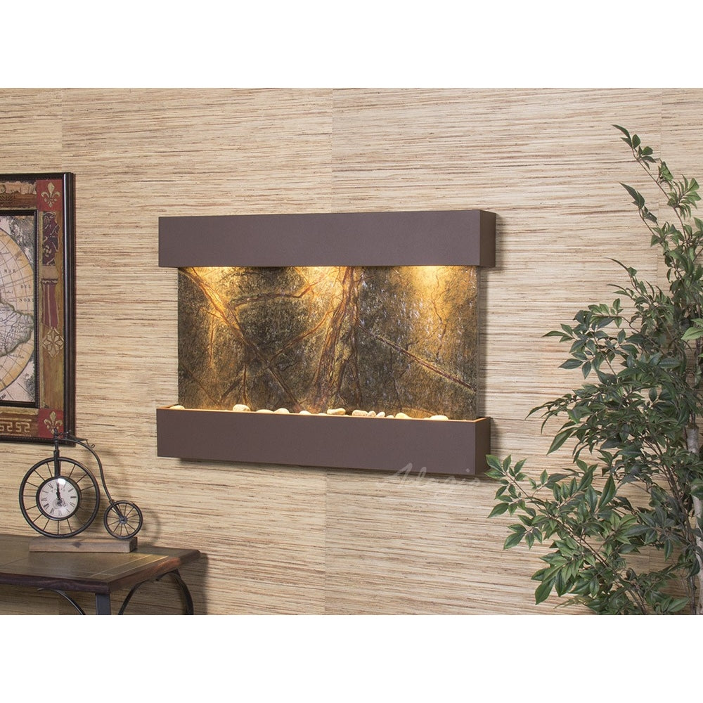 Adagio Reflection Creek 27"H x 38"W Indoor Wall Fountain
