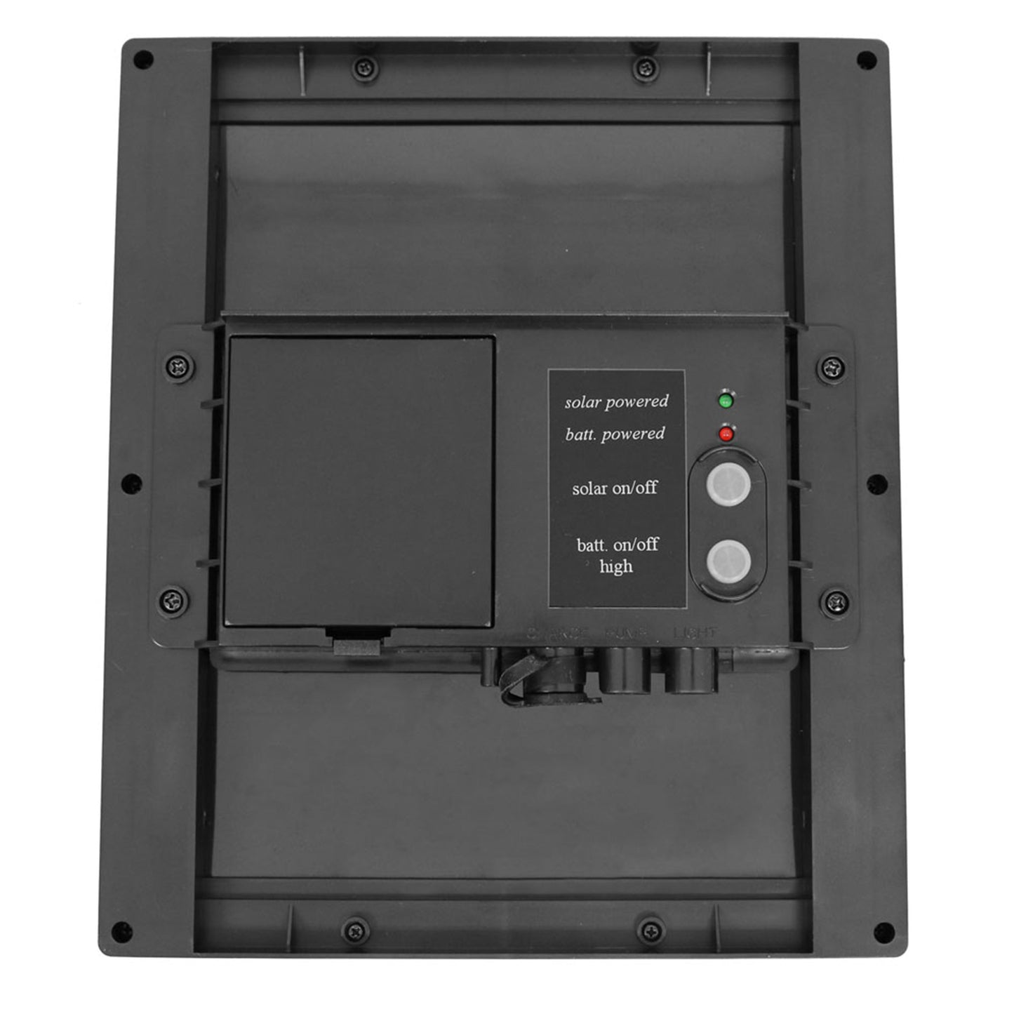 Sunnydaze Florence Solar Outdoor Wall Fountain - Battery Backup