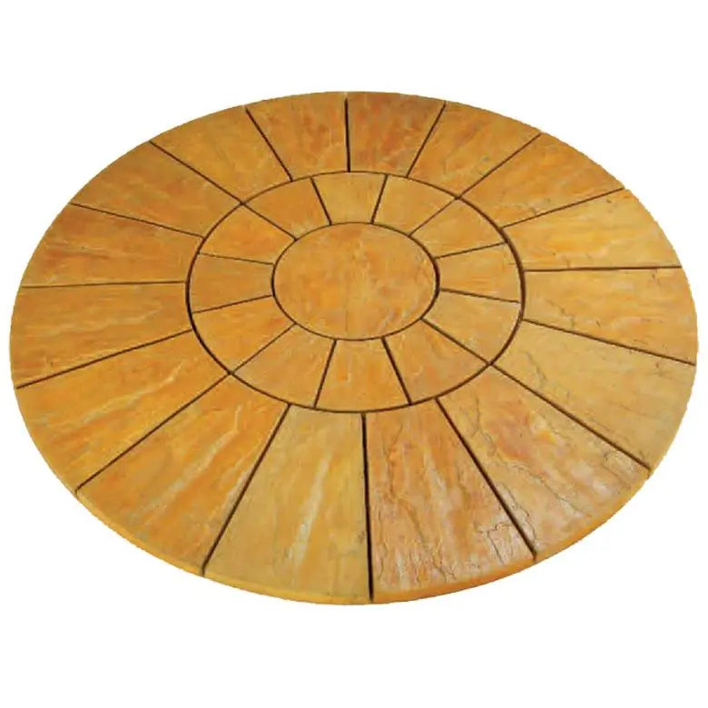 Giannini Garden Outdoor Fountains Slate Style Fountain Foundation 70" Round #904 / Cotto (CT) Giannini Garden Slate Style Fountain Foundation 70" Round #904