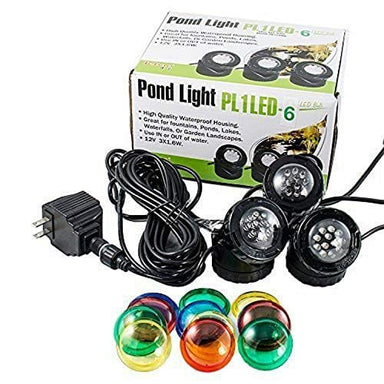 Jebao Jebao Submersible 3pcs 12-Led Pond Lights for Water Fountain Fish Pond Water Garden