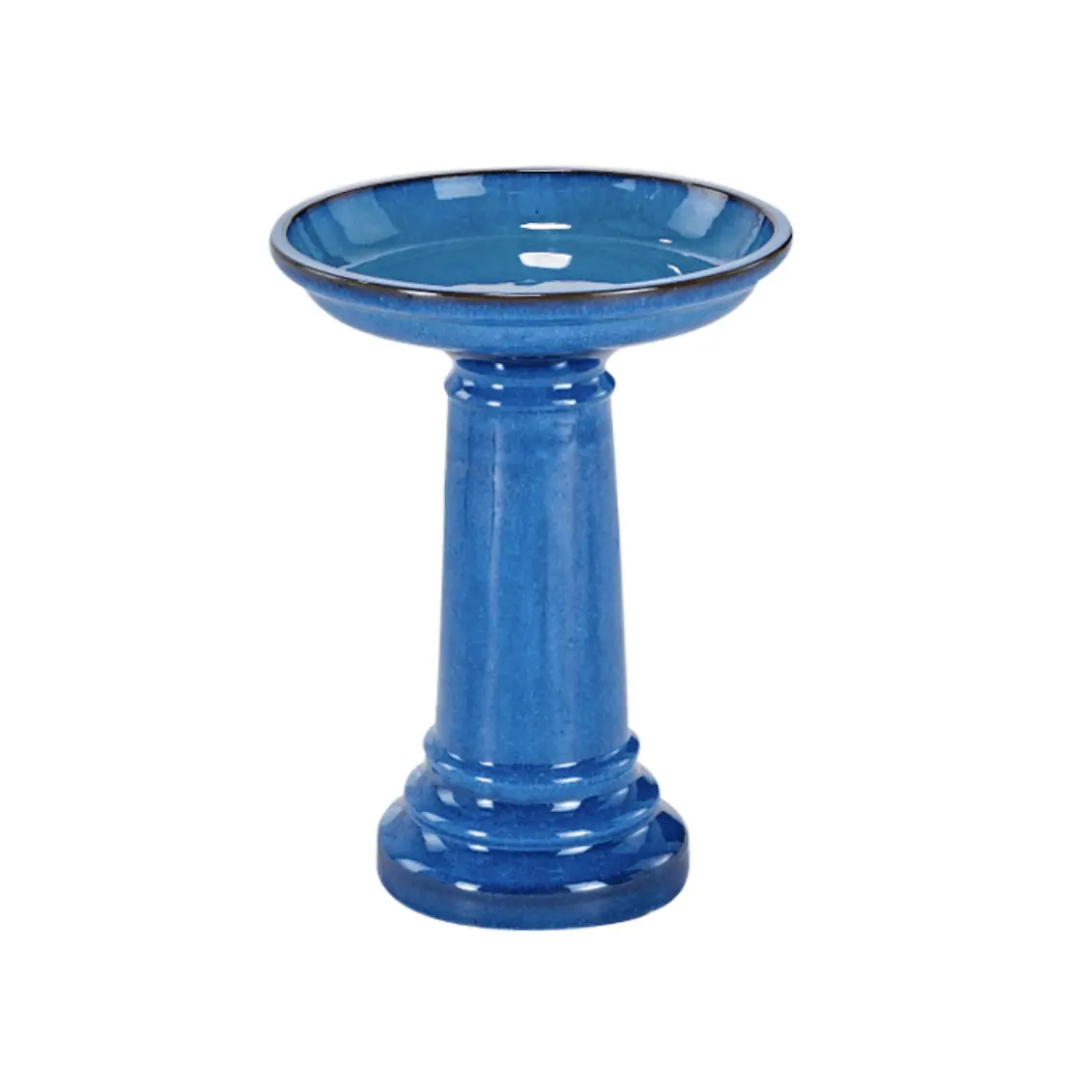 Smart Solar Aviatra Ceramic Traditional Birdbath 207104-BT 207104-BT