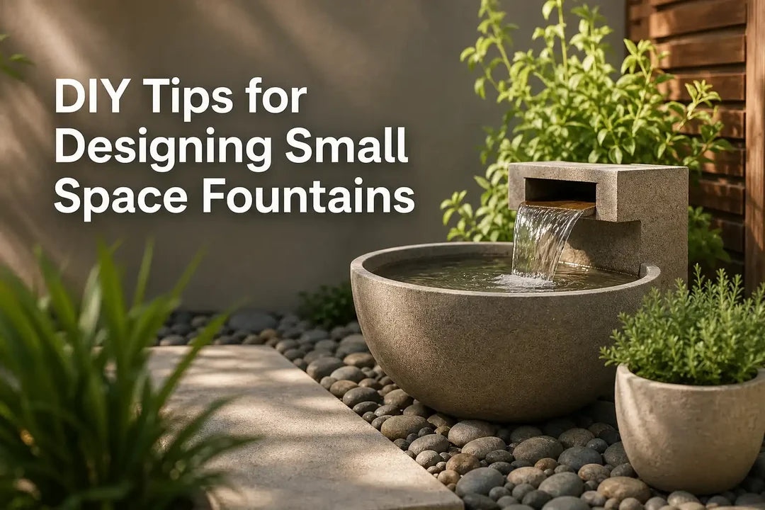 DIY Tips for Designing Small Space Fountains