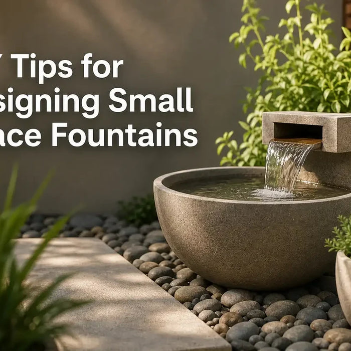DIY Tips for Designing Small Space Fountains