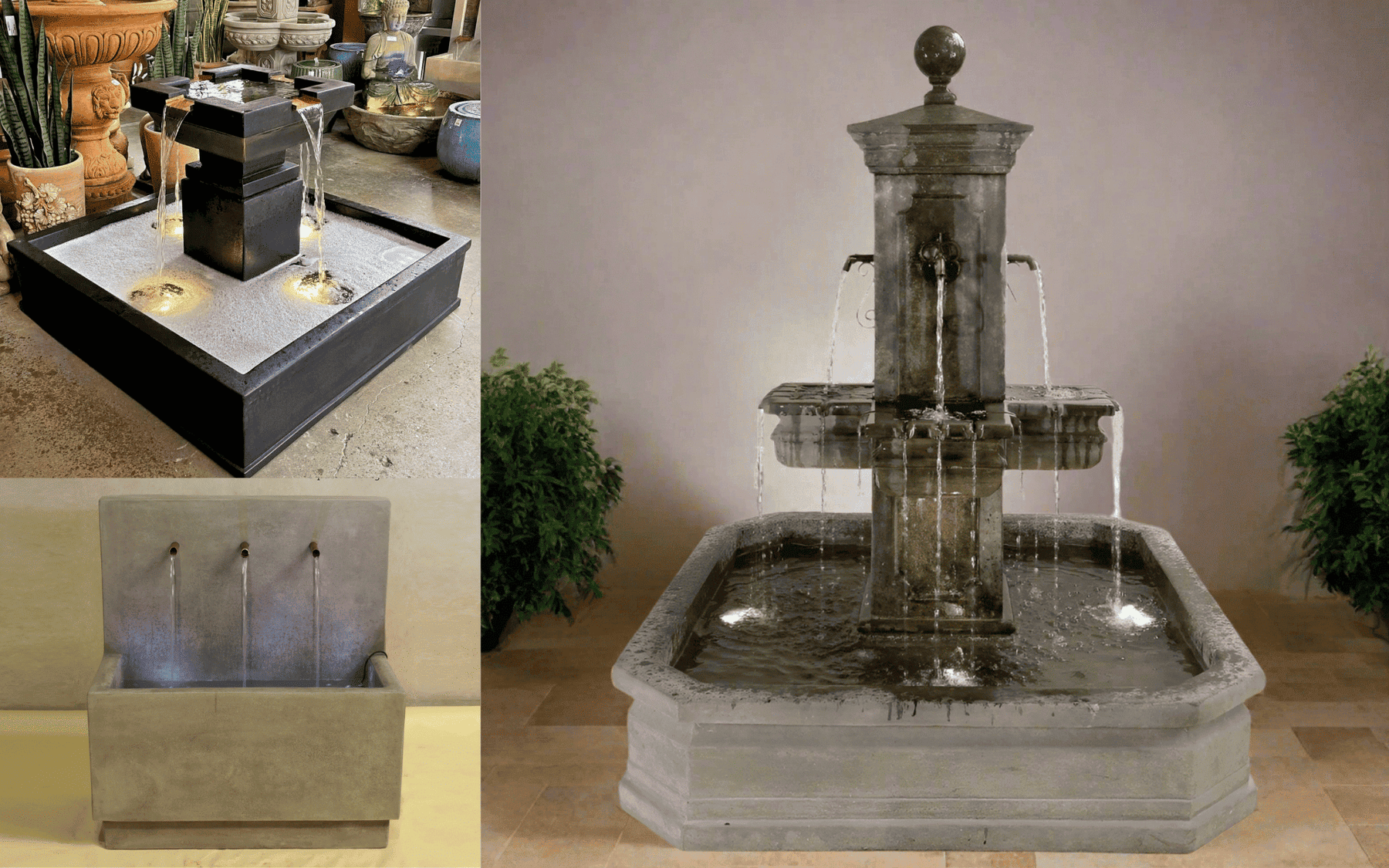 Illuminate Your Outdoor Fountain for Nighttime Splendor