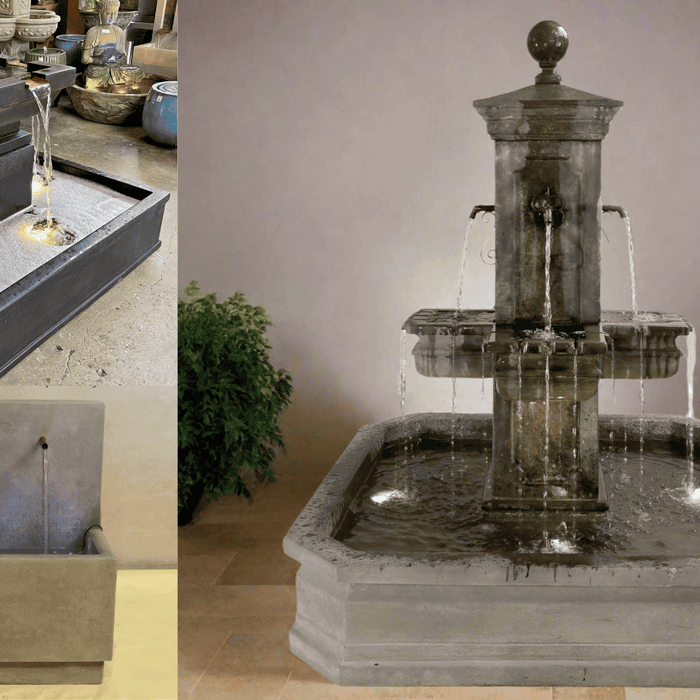 Illuminate Your Outdoor Fountain for Nighttime Splendor